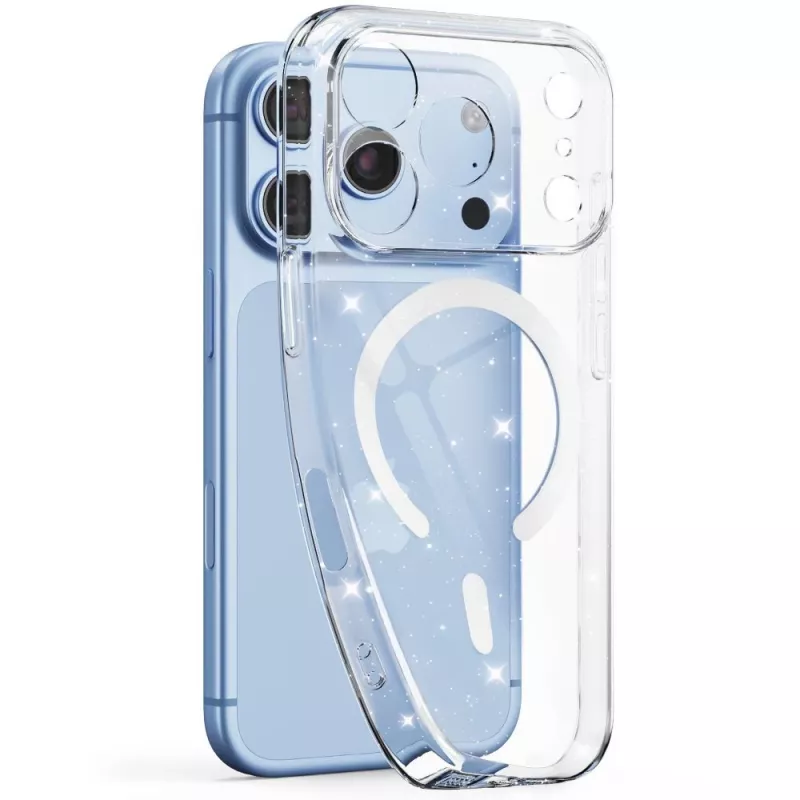 Tech-Protect Flexair MagSafe-Hülle für iPhone 17 Pro / 18 Pro - Glitzer