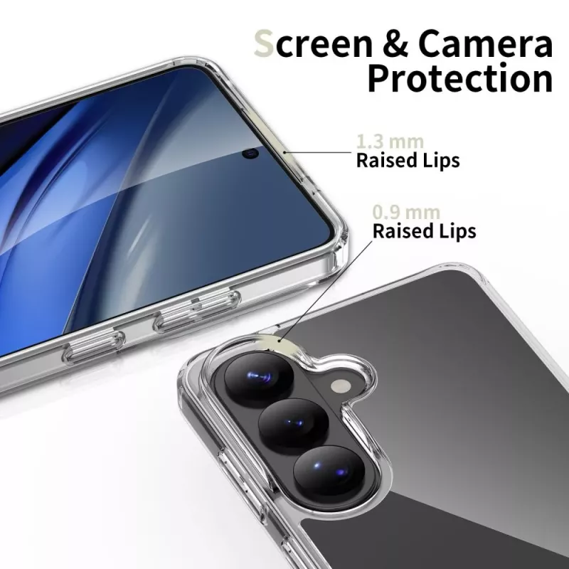 Tech-Protect FlexAir Hybrid-Hülle für Samsung Galaxy S26 - Transparent