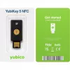 YubiKey 5 NFC Sicherheitsschlüssel 2er-Pack (Schwarz/Gold, USB-A & NFC)