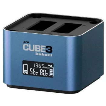Hähnel ProCube 3 Twin Ladegerät für Panasonic-Kameras (1000 577.4)