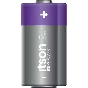 ITSON LR14IPO/2CP Alkaline C-Batterien (2er-Pack, Blister)