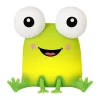 INNOGIO GIOFROGO Frosch LED Nachtlicht GIO-165 - Wiederaufladbare Silikonlampe mit Touch-Steuerung, 7 Farben, Timer