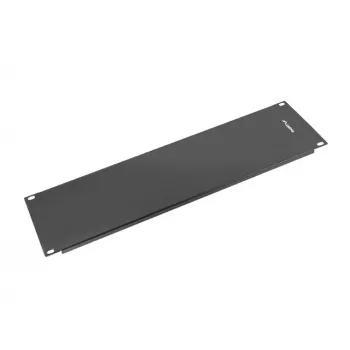 LANBERG AK-1404-B 19-Zoll 3U Rack-Blendenpanel, Schwarz