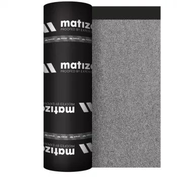 BASE V Unterlage Dachpappe S3.0 S-F 10m2 - SBS-modifizierte Bitumen-Schweißbahn, Glasfaserverstärkt, Sandbestreut, 3mm, 1m x 10m Rolle, Schwarz/Grau
