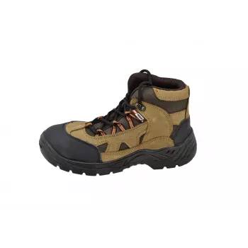 AWTOOLS Merano S3 Hochsicherheitsstiefel Größe 47 Schwarz mit Stahlkappe und durchtrittsicherer Zwischensohle