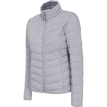 4F Damenjacke H4L21 KUDP003 27M, Hellgrau meliert, S