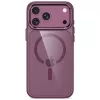 Tech-Protect Magmat MagSafe Clear Case für iPhone 17 Pro Max / 18 Pro Max - Dunkles Kirschrot