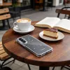TECH-PROTECT FlexAir Hülle für Samsung Galaxy A36 / A37 5G - Transparent mit Glitzer