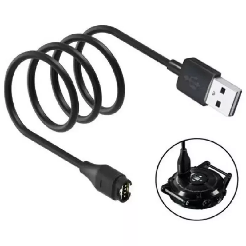 Beline USB-A-Ladekabel für Garmin-Smartwatches 1m Schwarz