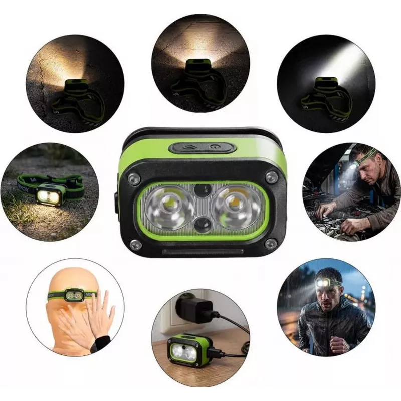 Vayox VA0453 Multifunktionale LED-Arbeitsleuchte mit Bluetooth-Lautsprecher 2x5W 450lm 8000mAh