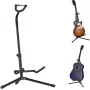 MOZOS GSONE Gitarrenständer A-Rahmen Universal faltbar mit Schutzpolsterung Schwarz