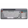 TRACER SHARP Funk-Tastatur, 2,4 GHz, Vollformat, QWERTY, Schwarz