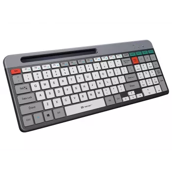 TRACER SHARP Funk-Tastatur, 2,4 GHz, Vollformat, QWERTY, Schwarz