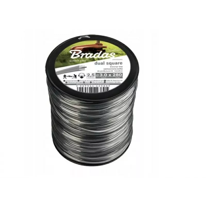 Bradas ZRK3025KG Pflanzendraht 30m grün, 2,5mm Stahlkern mit Kunststoffbeschichtung und Schneider
