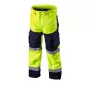 NEO TOOLS Softshell-Warnhose mit hoher Sichtbarkeit, fluoreszierendes Gelb, Größe XL