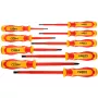 NEO TOOLS 9-teiliges 1000V isoliertes Schraubendreher-Set mit Spannungsprüfer