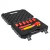 NEO TOOLS 01-307 Isolierter Steckschlüsselsatz 1000V, 8-teilig, 1/2 Zoll Antrieb, metrisch, VDE-zertifiziert