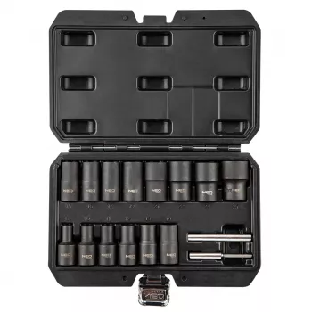NEO TOOLS 1/2 Steckschlüsselsatz für beschädigte Muttern, 16 Stk.