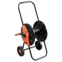 NEO TOOLS Gartenschlauchwagen mit Schlauchtrommel, Kunststoff, 60 m 1/2 Zoll Kapazität, Grau/Orange