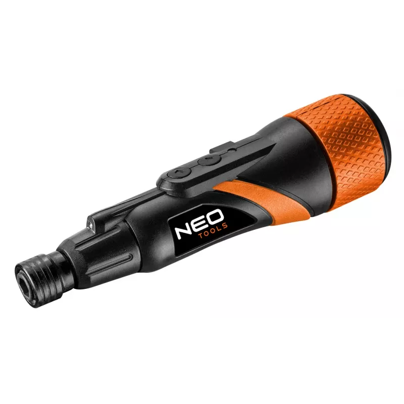 NEO TOOLS 04-200 USB-C 3,6 V Akku-Schraubendreher mit 10 Bits und Kunststoffkoffer