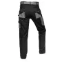 NEO Tools 81-238-XL Schutzhose mit 9 Taschen und verstärkten Knien, Grau/Schwarz, Größe XL
