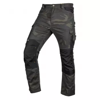 NEO TOOLS Mix&Match Arbeitshose, Canvas, Cordura-verstärkt, Grün Camouflage, Größe XXXL