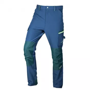 NEO TOOLS Mix&Match 4-Wege-Stretch-Arbeitshose Navy/Grün XL