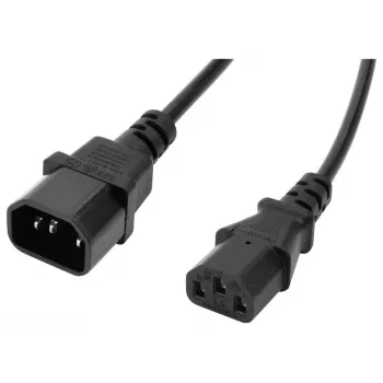 Accura C13 auf C14 VDE Netzkabel 1,8 m Schwarz