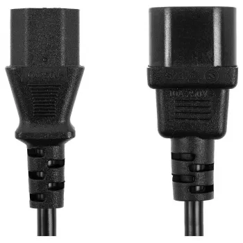 Accura C13 auf C14 VDE Netzkabel 1,8 m Schwarz