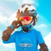 ROCKBROS Polarized Fahrradbrille für Kinder 8-14 Jahre, UV400-Schutz, TR90-Rahmen, Grün-Weiß