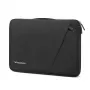 Wozinsky WTNP-17B 17-Zoll-Laptop-Aktentasche mit ausziehbarem Griff - Schwarz
