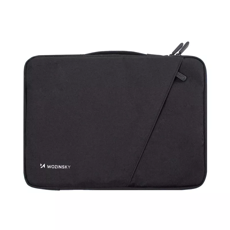 Wozinsky WTNP-17B 17-Zoll-Laptop-Aktentasche mit ausziehbarem Griff - Schwarz