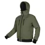 NEO TOOLS Isolierte Jacke mit Kapuze Outdoor, Grün, Größe XL