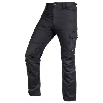 NEO TOOLS Mix&Match Arbeitshose aus Canvas, Schwarz, Größe XL
