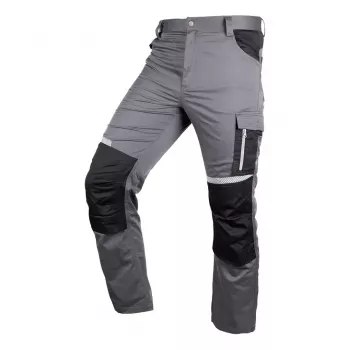 NEO TOOLS Mix&Match Arbeitshose Grau/Schwarz XS