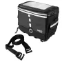 NEO TOOLS Fahrradtasche 1,5L Schwarz Wasserabweisende Rahmentasche mit reflektierendem Logo