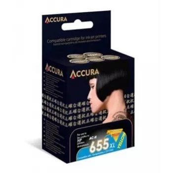ACCURA Kompatible Tintenpatrone HP Nr. 655XL (CZ112AE) Schwarz Hohe Ergiebigkeit