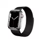 Crong Milano Steel - Edelstahlband für Apple Watch 44/45/46/49 mm (Schwarz)