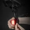 ROCKBROS Q2S Fahrrad-Rücklicht mit intelligenter Bremserkennung und USB-C-Kabel - Schwarz