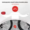 Rockbros Retractable Cable Lock 32420981001 Rot - 3-stelliges Zahlenschloss, 90 cm geflochtener Stahl
