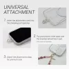 Crong Phone Charm - Handyband mit schicken Perlen (Universelles Lanyard)