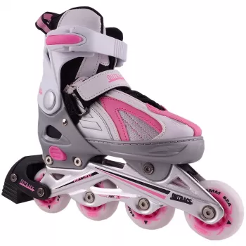 OUTDOOR EDGE Outrace Volt Grau-Rosa verstellbare Inline-Skates EU 37-40
