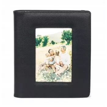 LOVEINSTANT Fotoalbum für 160 Fotos 10x15 cm, schwarz