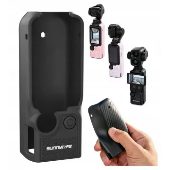 SUNNYLIFE OP4-BHT200-D TPU-Schutzhülle für DJI Osmo Pocket 3 / 4 / 4P - Schwarz