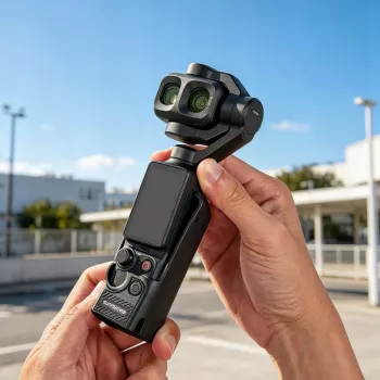 SUNNYLIFE OP4-BHT200-D TPU-Schutzhülle für DJI Osmo Pocket 3 / 4 / 4P - Schwarz