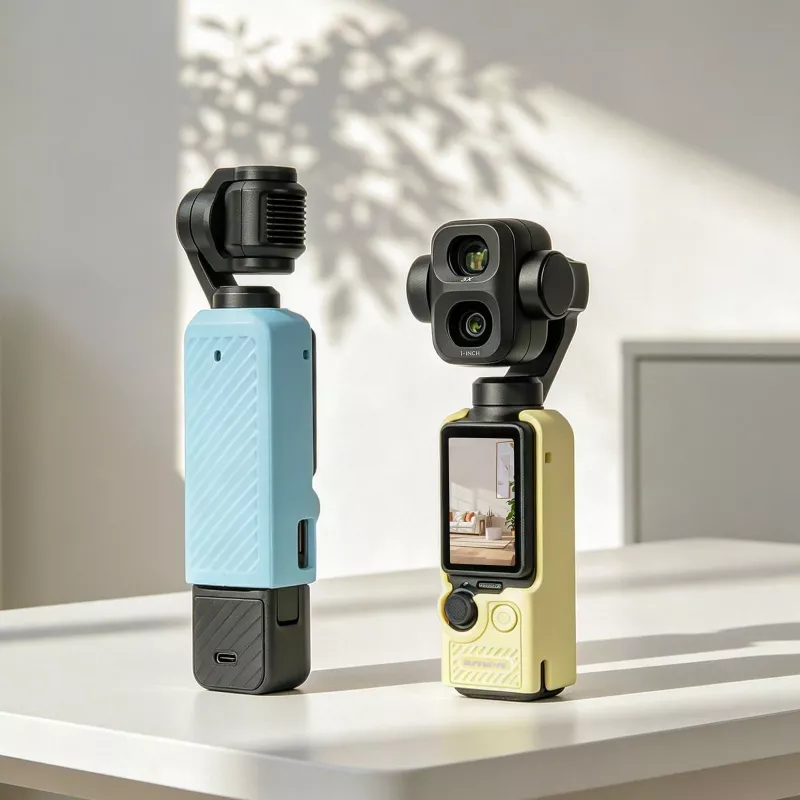 SUNNYLIFE OP4-BHT200-D TPU-Schutzhülle für DJI Osmo Pocket 3 / 4 / 4P - Schwarz