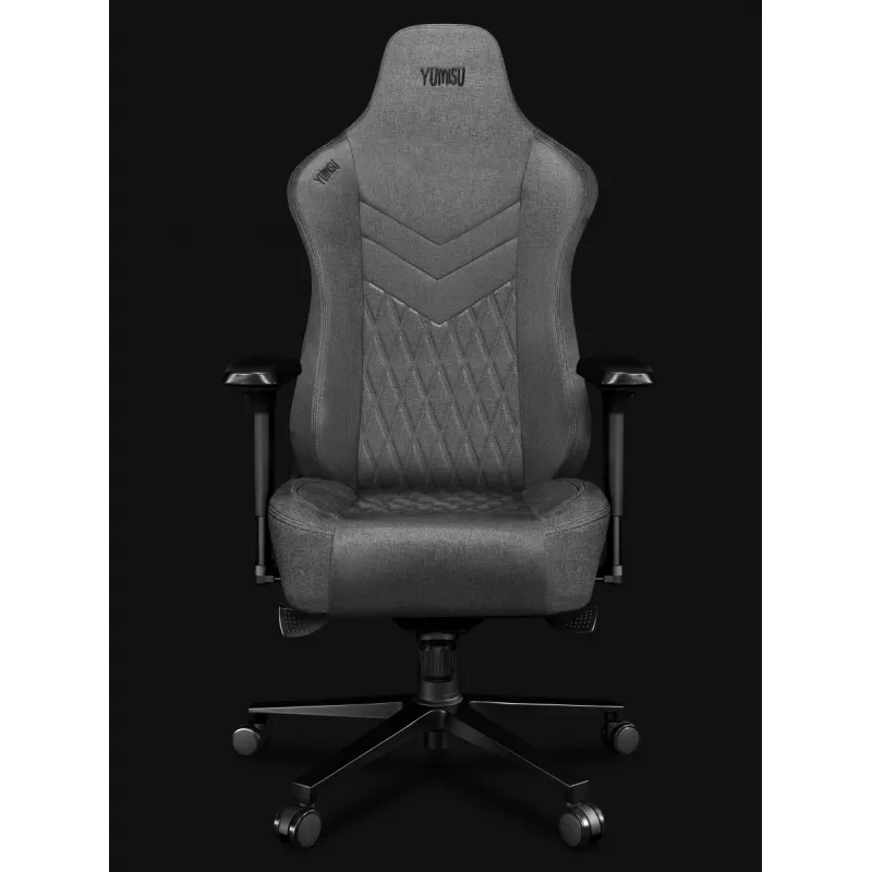 YUMISU 2053 Bürostuhl, Stoffbezug, Cloud/Black (Y-2053-LB-M)