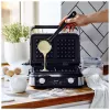 Adler AD 3084 Waffeleisen, 2400 W, Schwarz/Silber