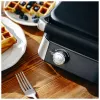 Adler AD 3084 Waffeleisen, 2400 W, Schwarz/Silber