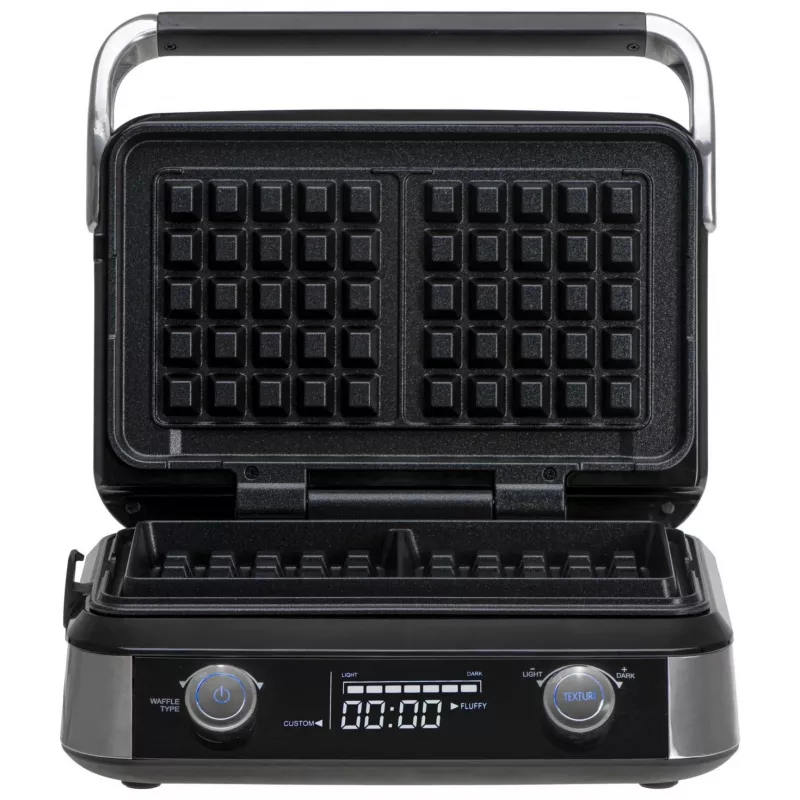 Adler AD 3084 Waffeleisen, 2400 W, Schwarz/Silber